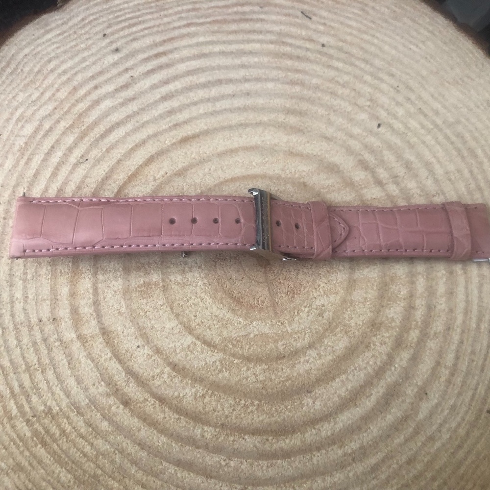 RARE Jacob & Co Pink Alligator Leather Watch Band Strap